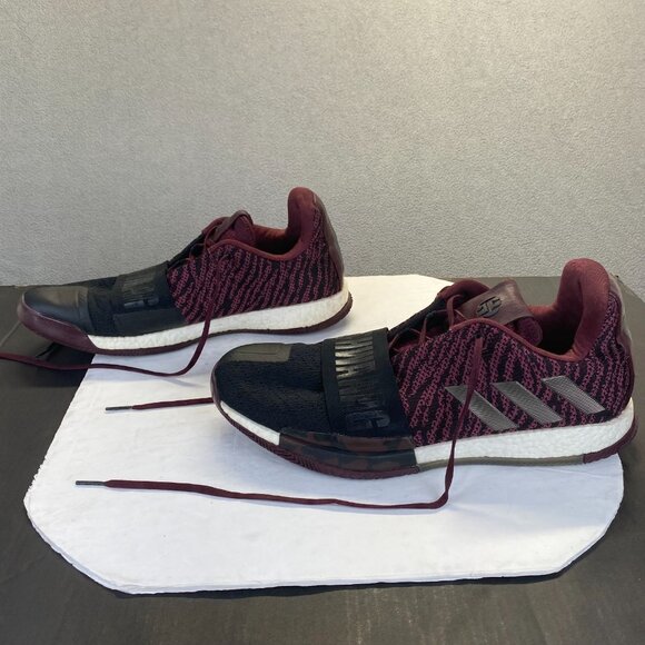 ADIDAS JAMES HARDEN VOL. 3 Playoff Maroon Mens Athletic Shoes Basketball Size 18 main image 13